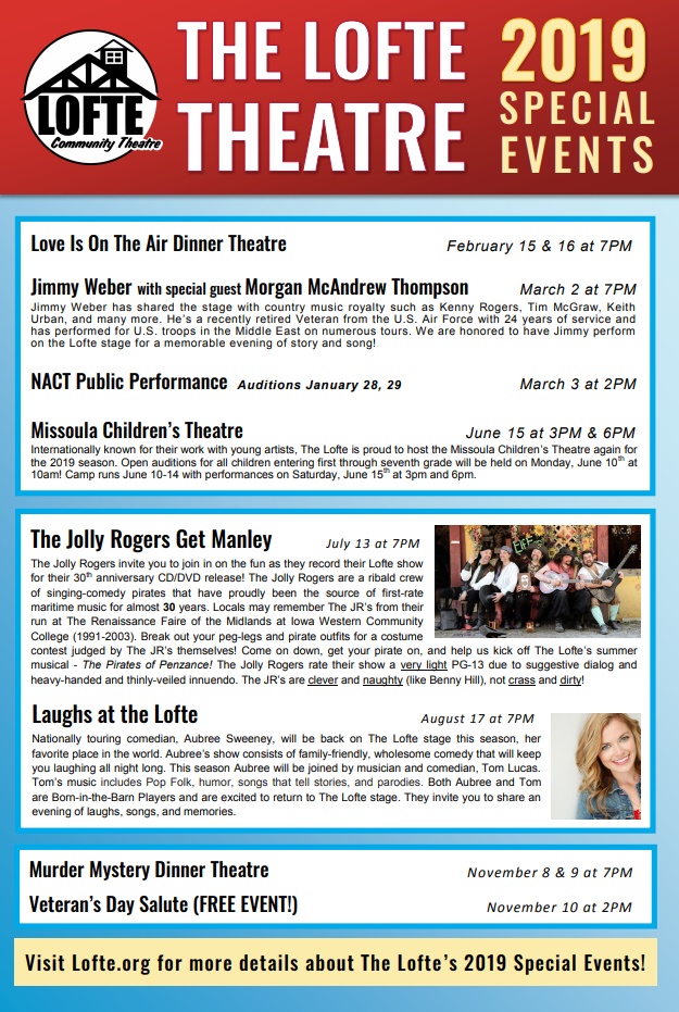 Lofte special Events