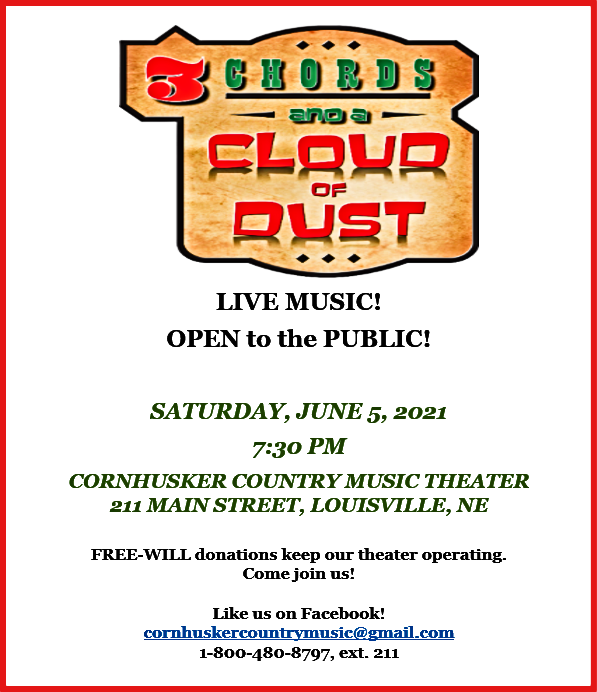 2021 06 02 FLYER 3 Chords and a Cloud of Dust 1