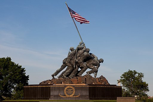 The Marine Corps War Memorial in Arlington Va. can be seen prior to the Sunset Parade June 4 2013 130604 M MM982 036