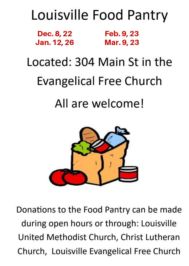 LV food pantry Sept hours 1