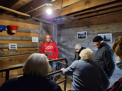 Louisville Care Center attended a private showing at The Living Nativity