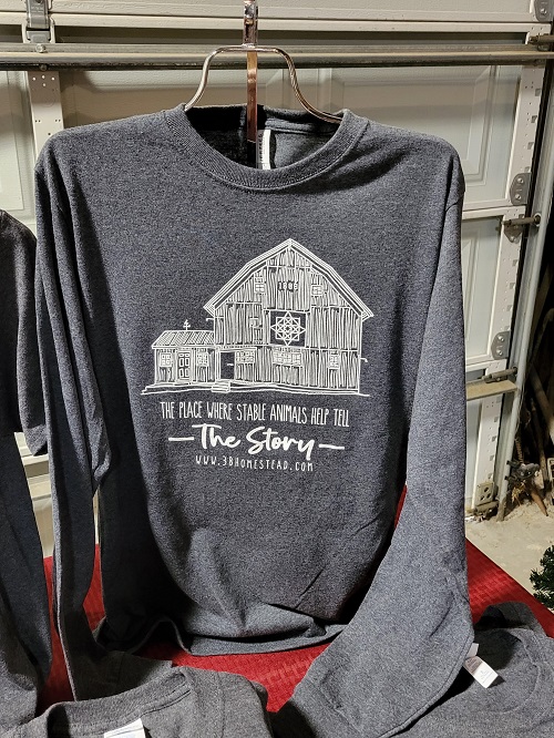 T shirts available for sale at The Stable Store