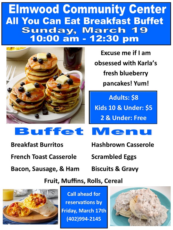 Elmwood lunch March 17