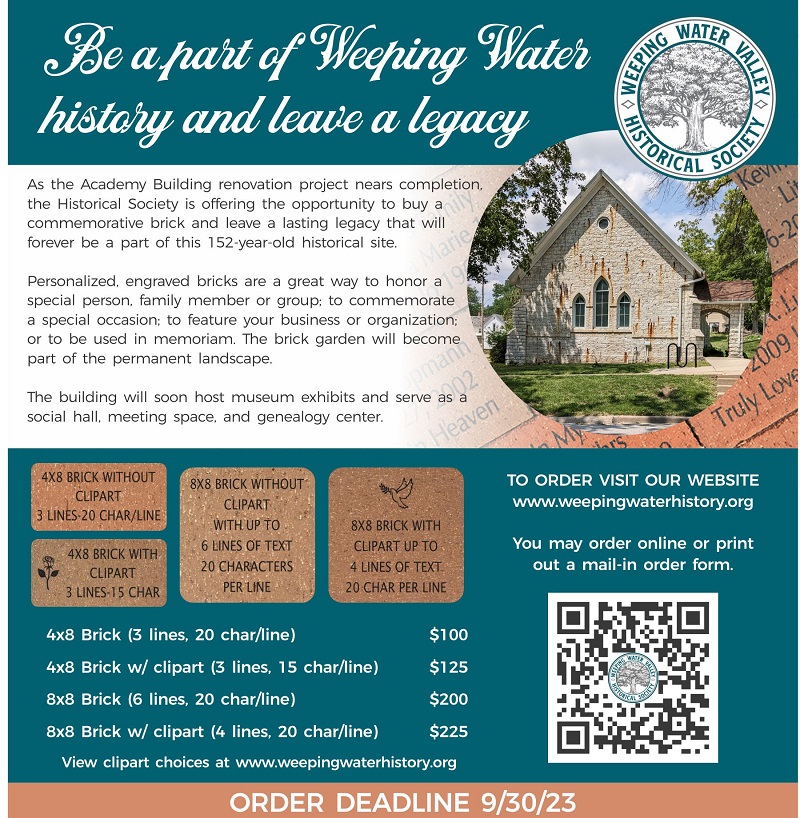 WWVHS Academy Building Brick Fundraiser