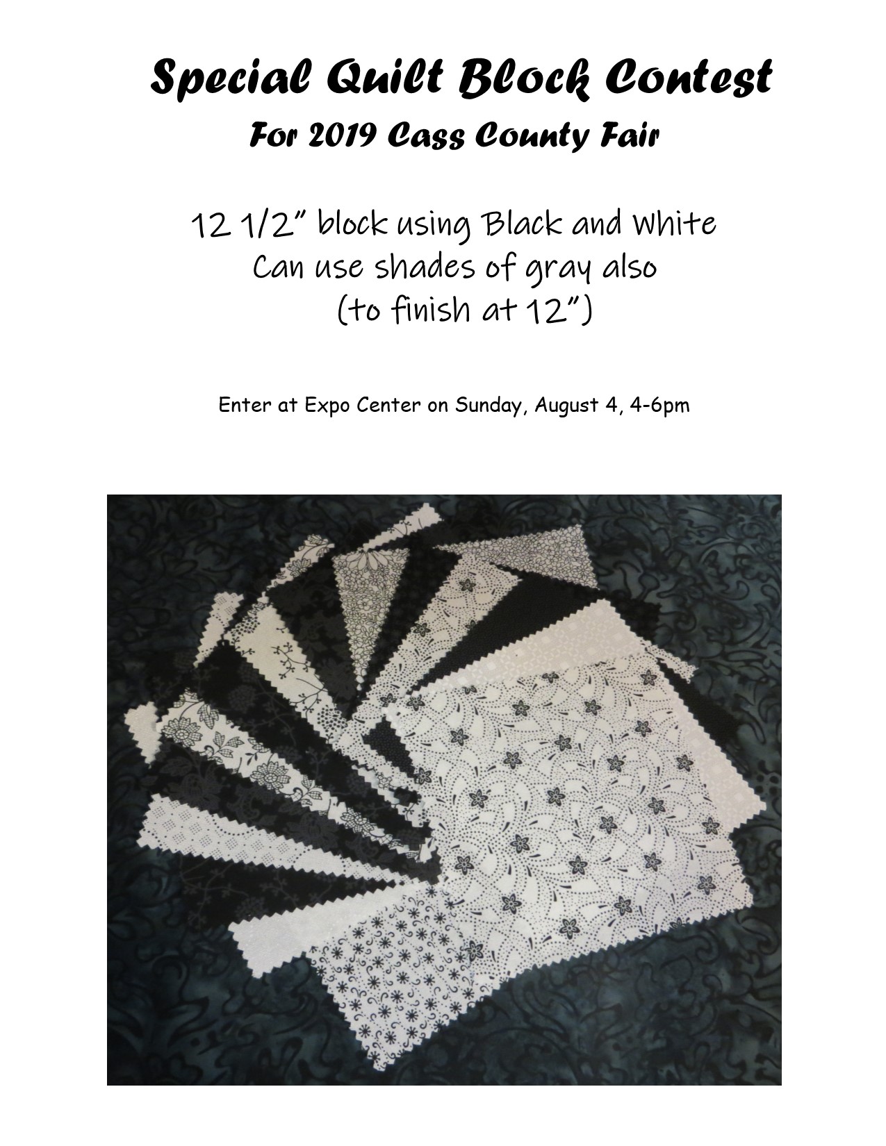 2019 Special Quilt Block rules