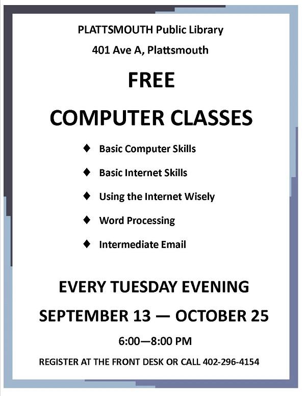 Computer classes 2016
