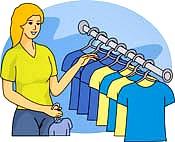 clothes shopping